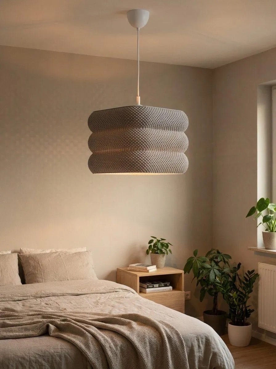 Abat-jour Pixel vue 8, luminaire géométrique facetté