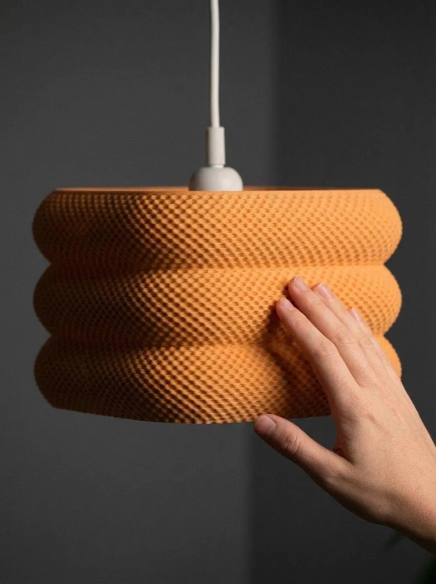 Abat-jour Pixel vue 15, luminaire géométrique facetté