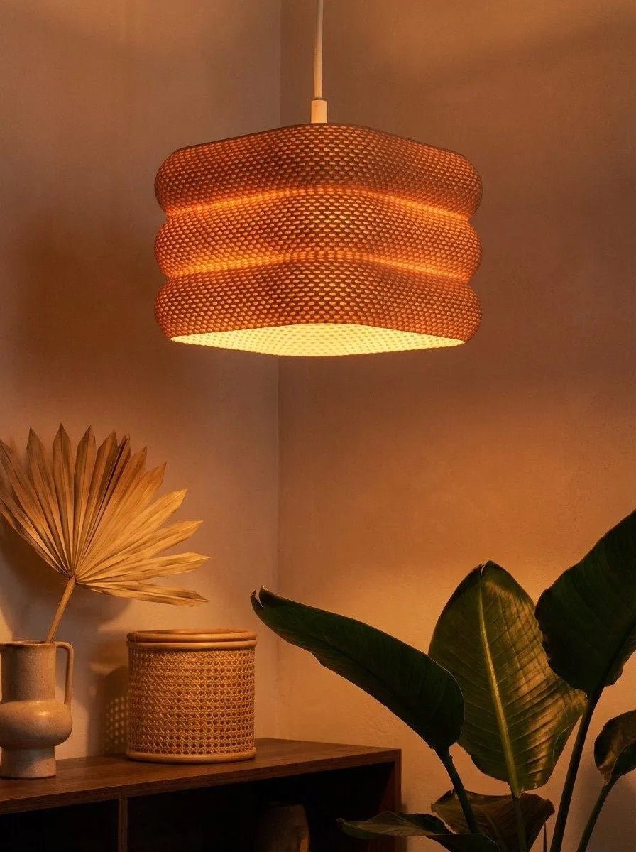 Abat-jour Pixel vue 13, luminaire géométrique facetté