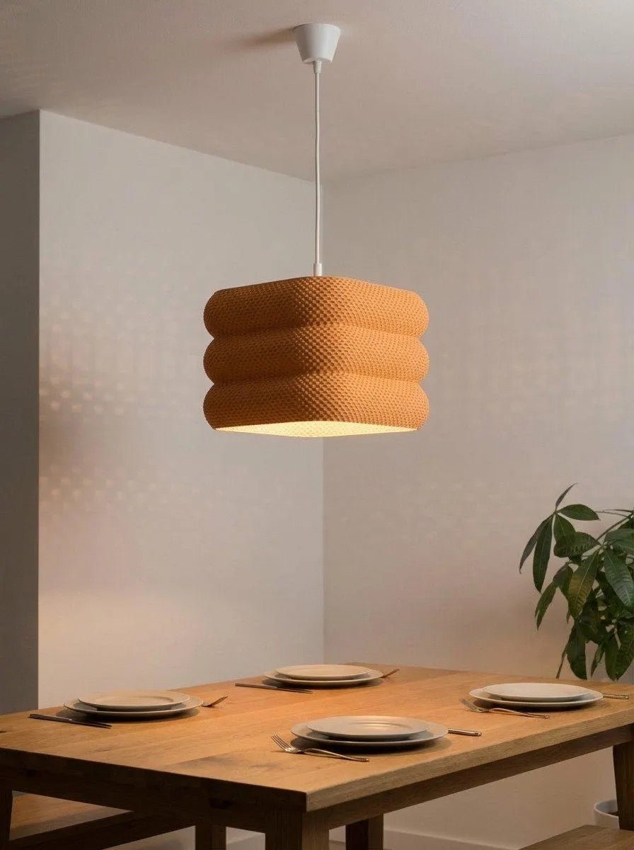 Abat-jour Pixel vue 14, luminaire géométrique facetté