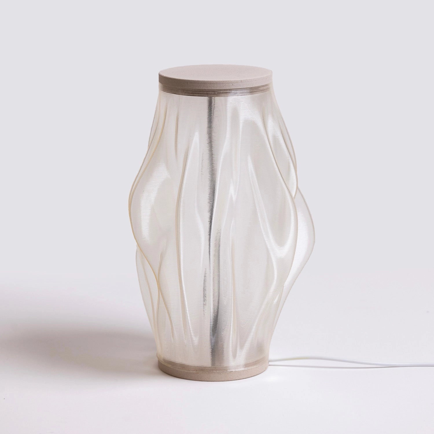 Lampe effet flamme allumée, faisceau lumineux central