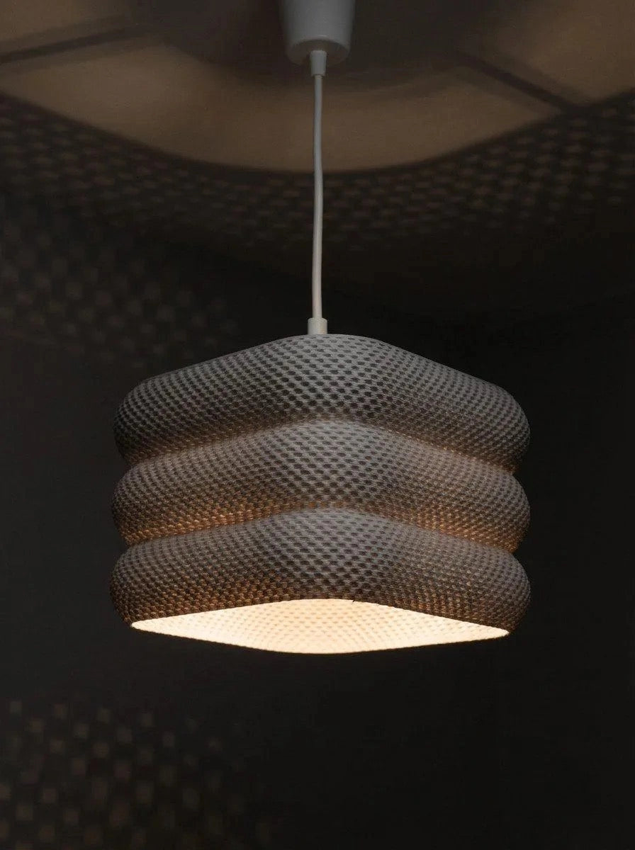 Abat-jour Pixel vue 9, luminaire géométrique facetté
