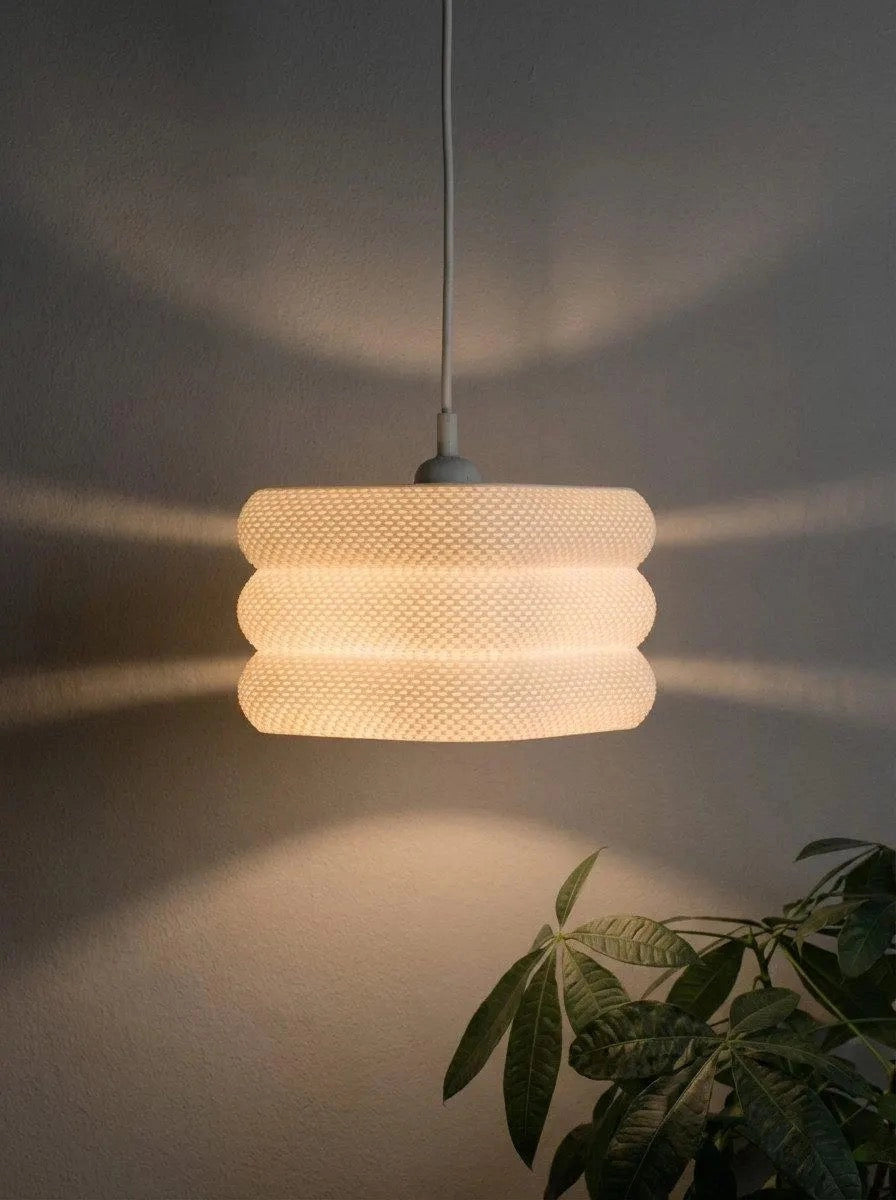 Abat-jour Pixel vue 5, luminaire géométrique facetté