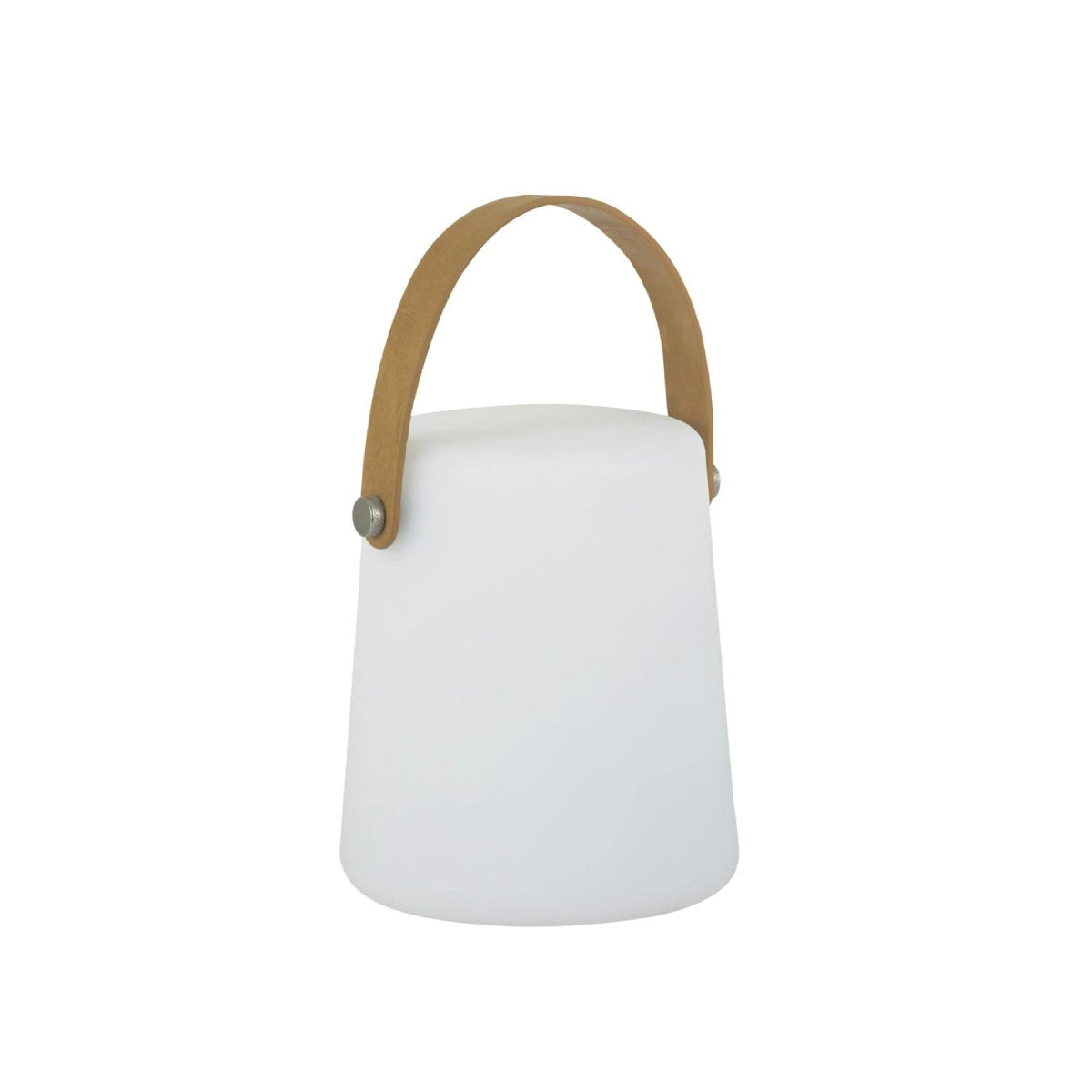 Lampe LED sans fil avec télécommande, design minimaliste blanc