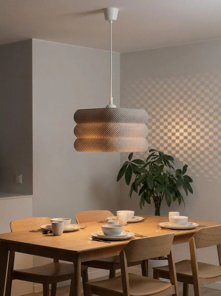 Abat-jour Pixel vue 10, luminaire géométrique facetté